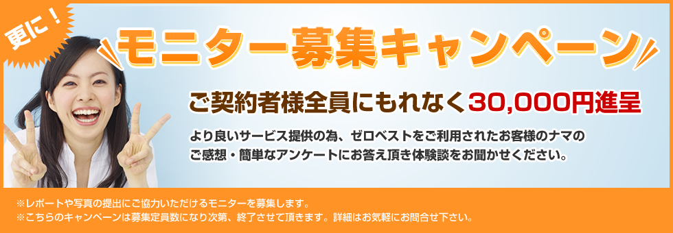 田中町の新築一戸建て購入｜ゼロベストのモニター募集キャンペーン
